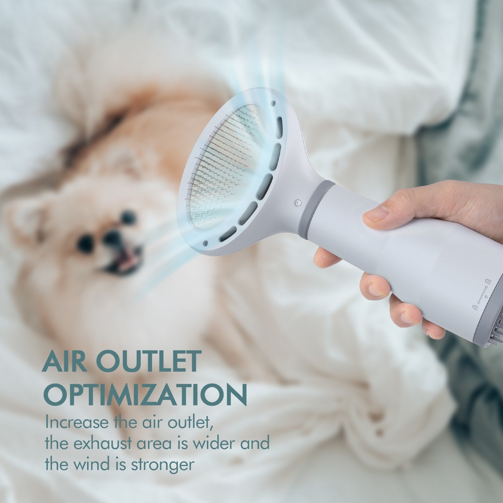 Transform Your Pet Grooming Routine with the Dadypet Pet Dog Hair Dryer Grooming Slicker Brush